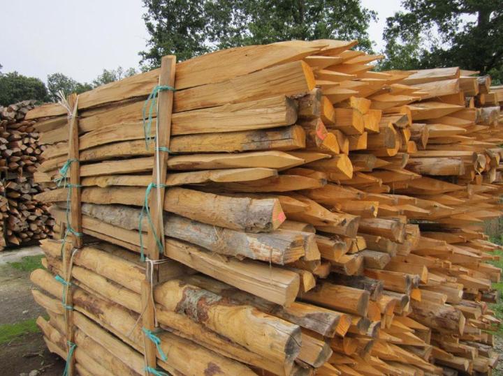 Vente de piquets de bois